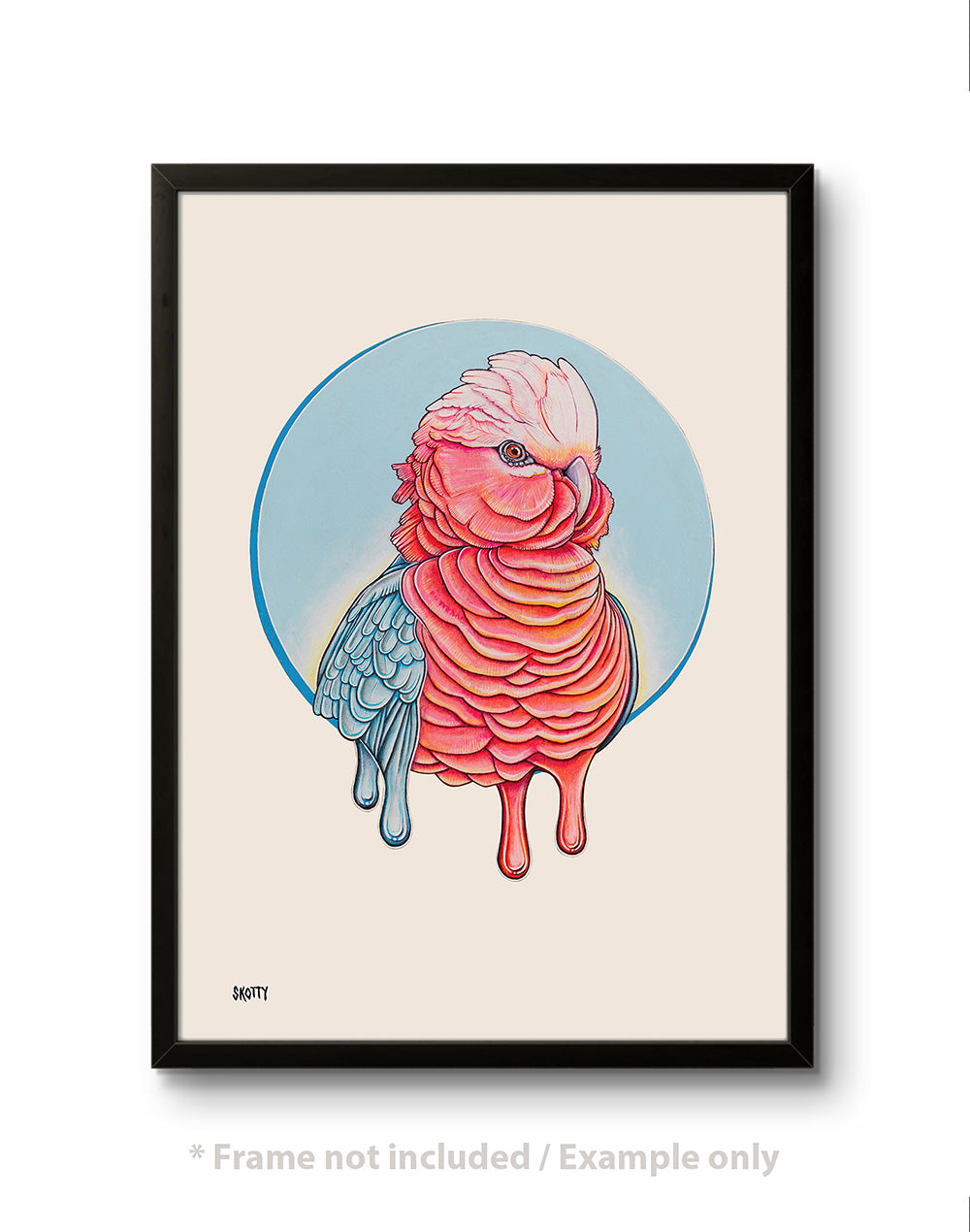 Off-White - Neon Galah - Fine Art Print